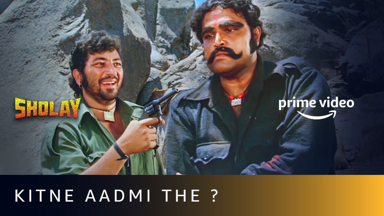 Kitne Aadmi The? -  Most Famous Dialogue From Sholay | Gabbar Singh | Amazon Prime Video
