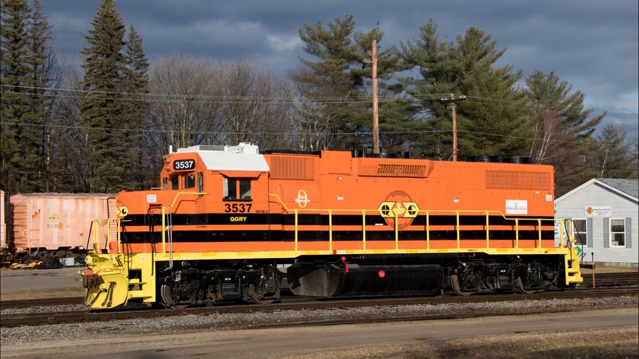 HD QGRY 3537 (GP38-2) Comes to SLR in Fresh Paint! SLR Locals 512 & 515 3/30/2022 - 4/4/2022
