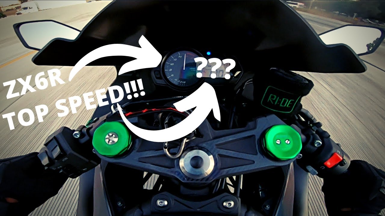 2018 Ninja-ZX6R TOP SPEED!!!