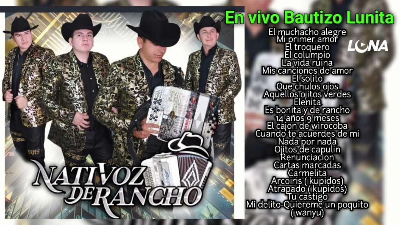 NATIVOZ DE RANCHO / En vivo 2025 Bautizo Lunita