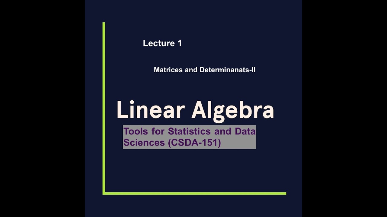 Determinants