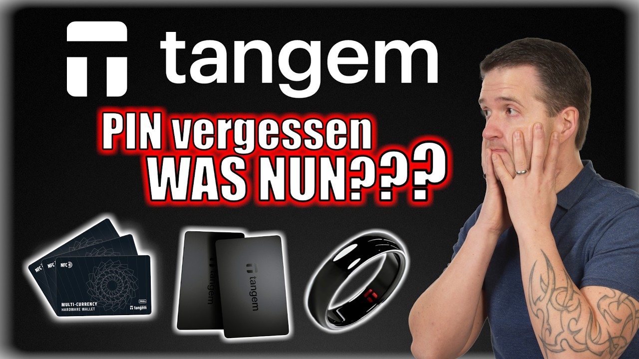 Tangem PIN zurücksetzen & Wallet auf neuem Smartphone hinzufügen oder entfernen - Deutsch/ German