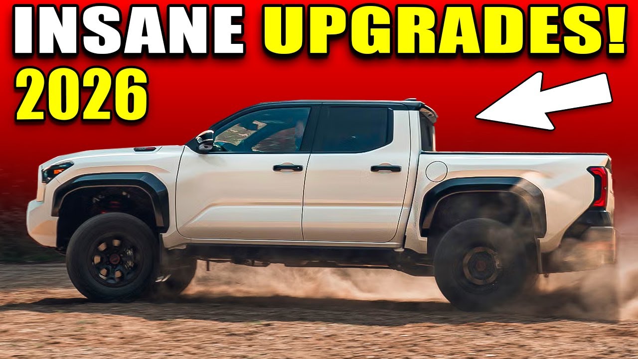 Абсолютно новый гибрид Toyota Tacoma 2026 года поражает всех!