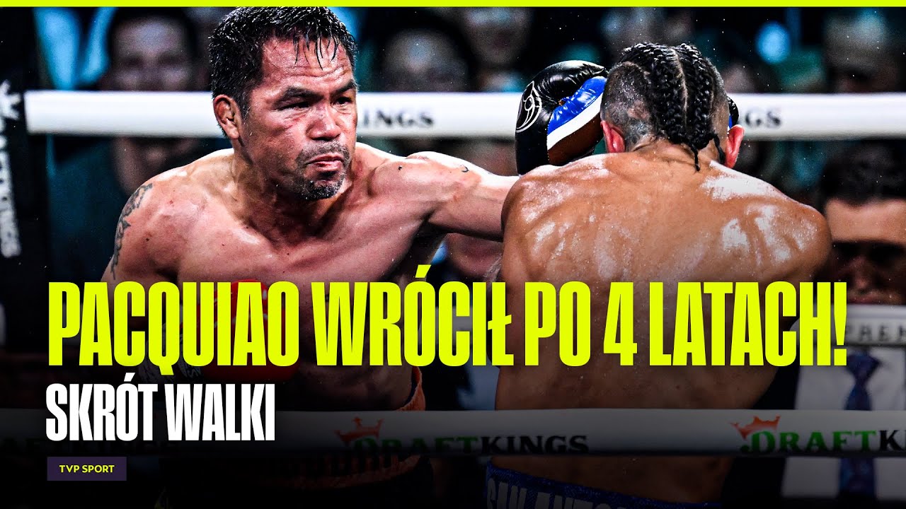 SKR&Oacute;T: MANNY PACQUIAO VS MARIO BARRIOS: POWR&Oacute;T LEGENDY PO CZTERECH LATACH!