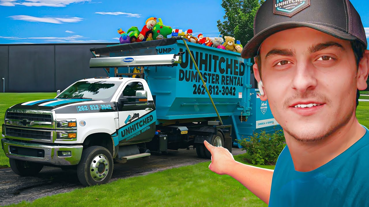 We Gave Away Toys! Dumpster Rental Business Style.