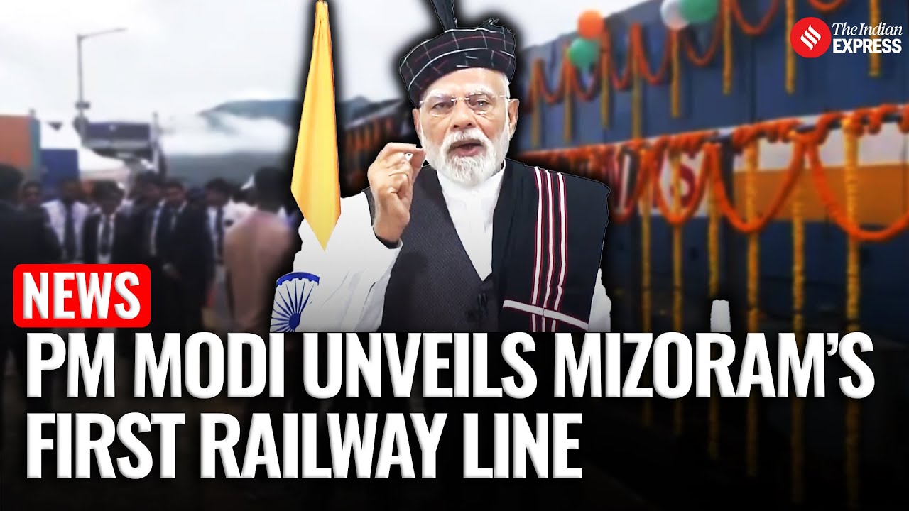 PM Modi Dedicates Mizoram&rsquo;s First Railway Line as Game-Changer for Northeast