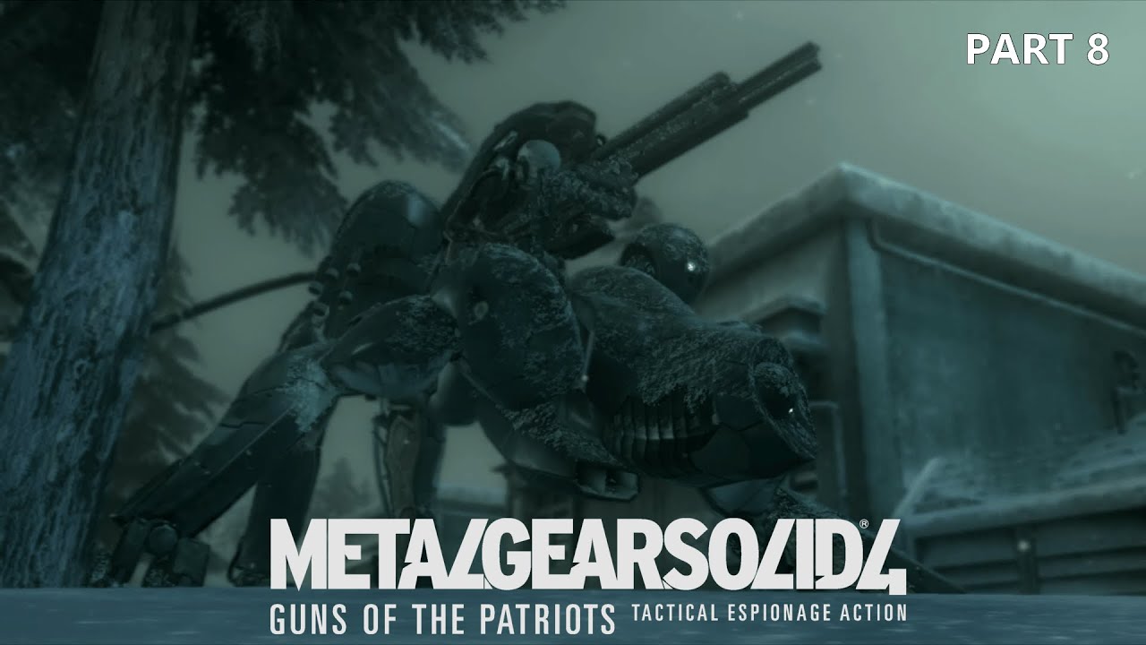 Metal Gear Solid 4 Guns of the Patriots Part 8: Crying Wolf (No Commentary Walkthrough)