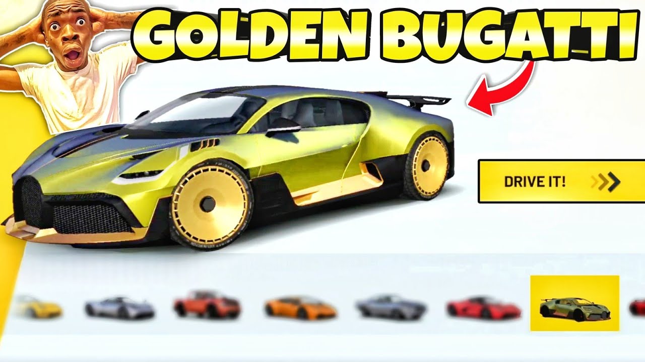 Золотая дива Bugatti 😱|| Редкий скин || Смешные моменты 😂|| Симулятор экстремального вождения авт...