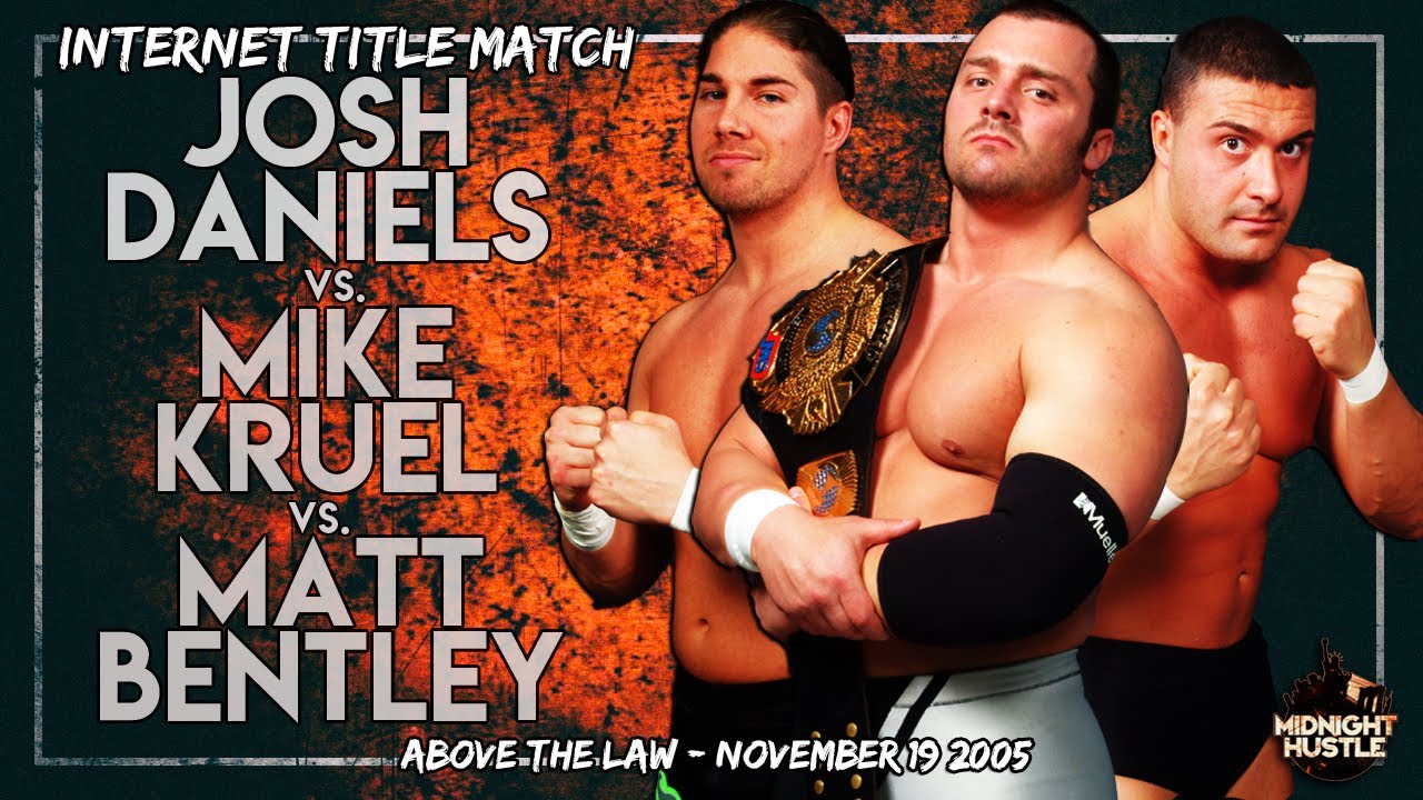 Internet Title Match: Josh Daniels vs Mike Kruel vs Matt Bentley (Nov2005) NWA Cyberspace Wrestling