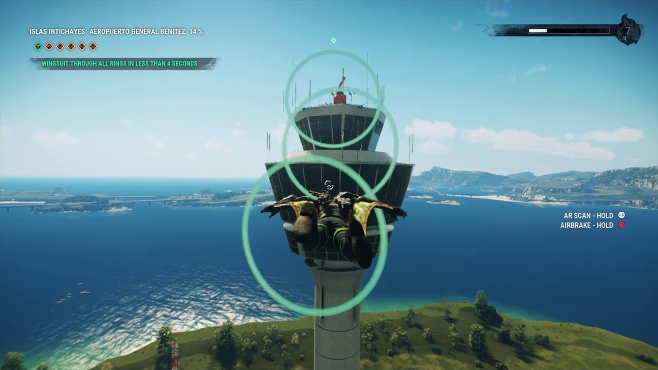 Just Cause 4 - Reversed Wingsuit Challenges (No Skystriker Suit) - Part 1