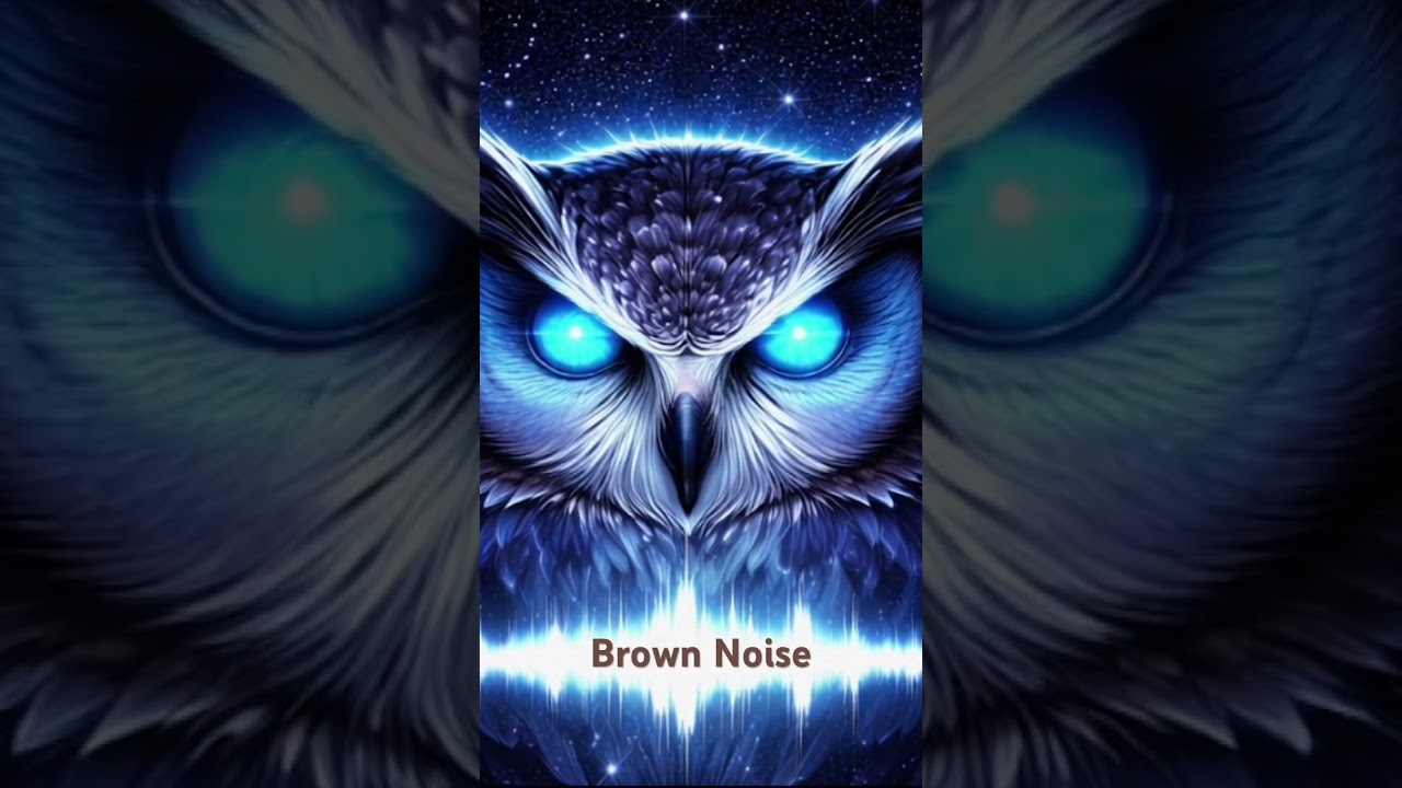 Brown Noise for Deep Sleep & Focus | Powerful Low-Frequency Sound for Relaxation 🦉