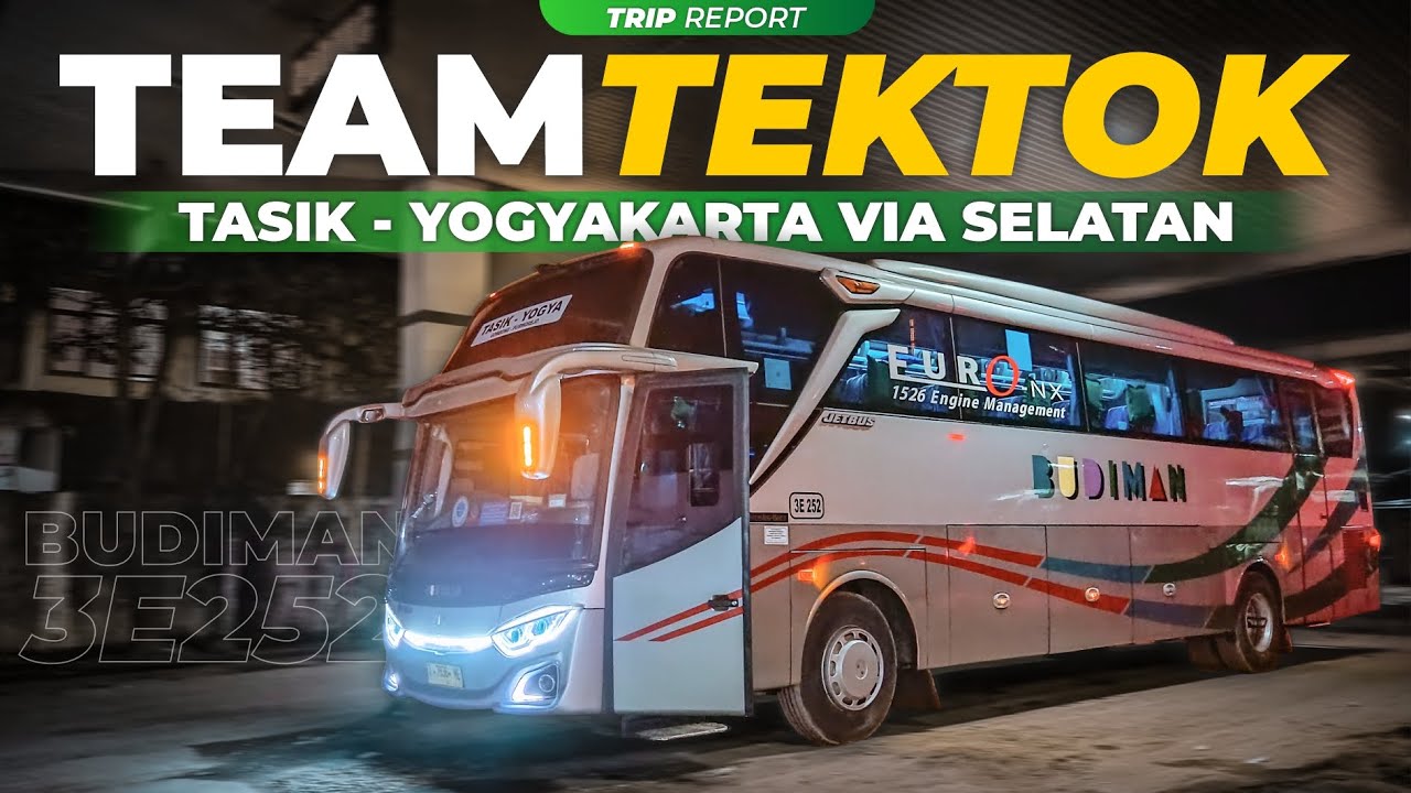 HARUS CEPAT, KEJAR WAKTU ISTIRAHAT! 🔥😴 | Trip Report Budiman 3E252 (Tasik - Yogyakarta)