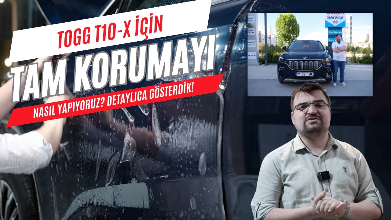 Komple Şeffaf Kaplamayı Nasıl Yapıyoruz? TOGG T10x Komple Şeffaf Kaplama Uygulamaları