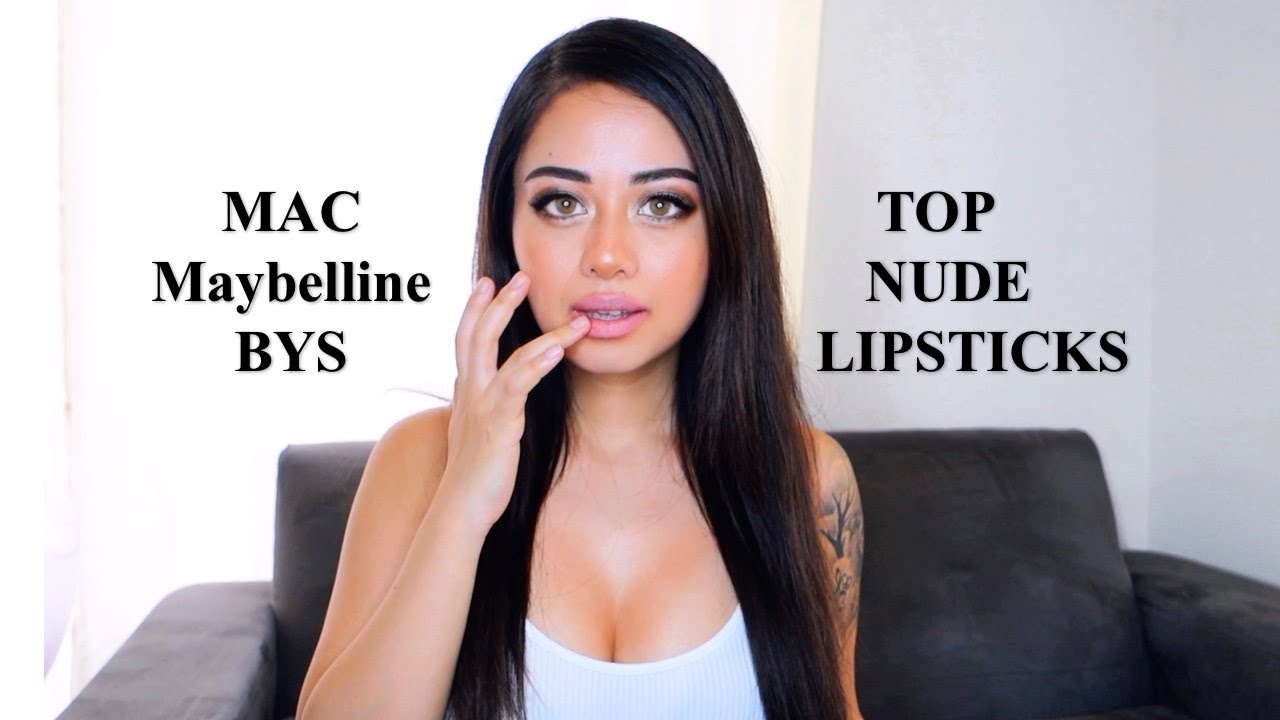 MY TOP FAV NUDE LIPSTICKS FOR OLIVE / YELLOW / MEDIUM SKIN TONES + DEMO