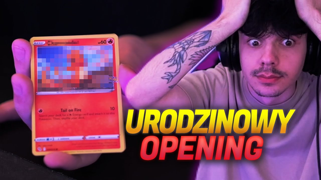 URODZINOWY OPENING KART POKEMON