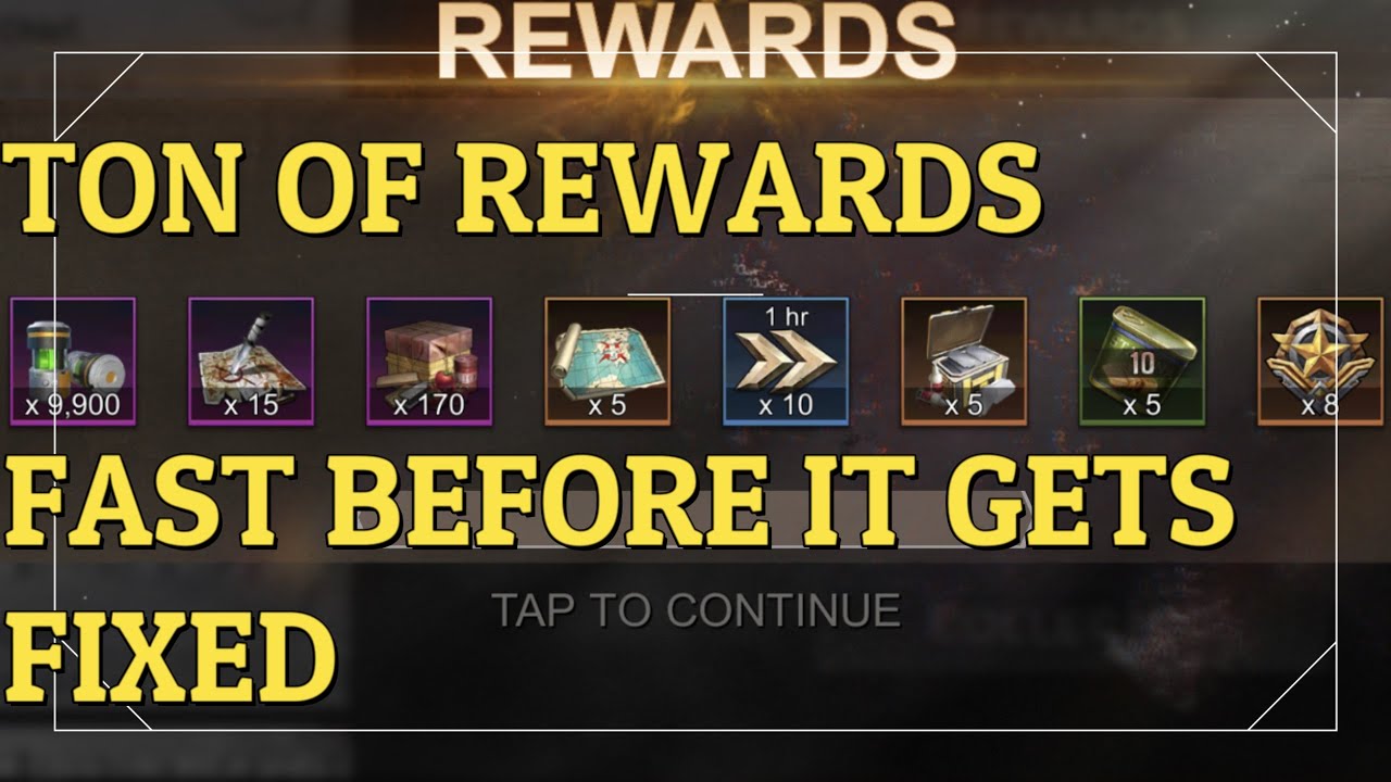 State of survival : 9900  biocaps Free codes! before its fixed !