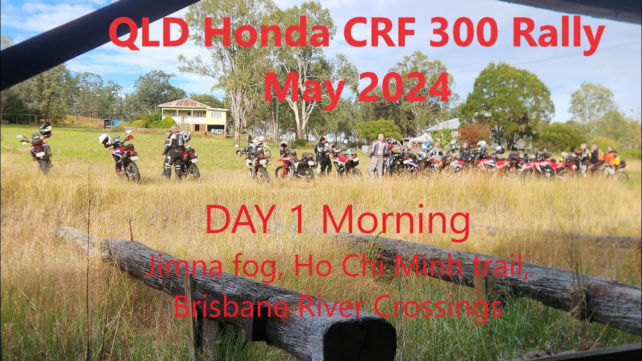 Jimmna QLD CRF300 Rally Day 1 Morning  Ride