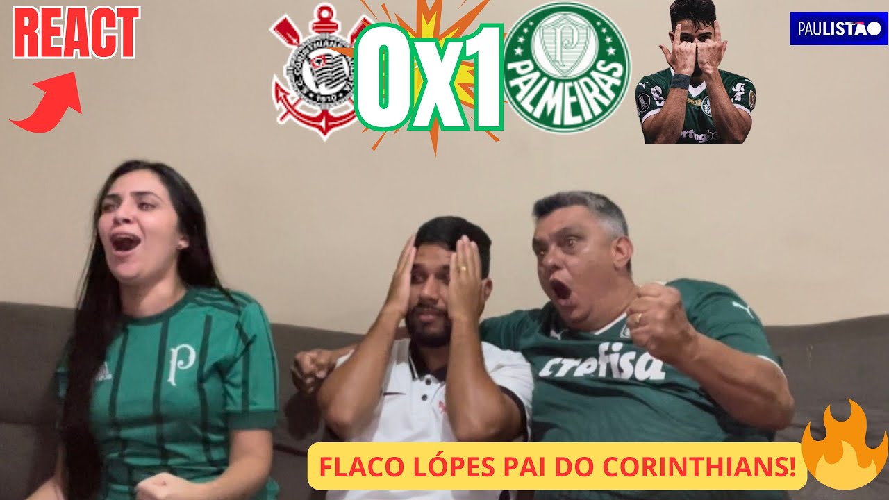 REACT CORINTHIANS 0x1 PALMEIRAS|pelo paulistão 2026! | É FLAQUITO NELES!🔥💚 #react #derby #paulistão 
