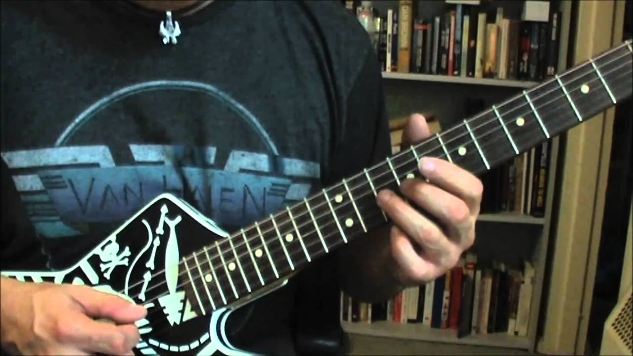 Van Halen Take Your Whiskey Home solo lesson #2