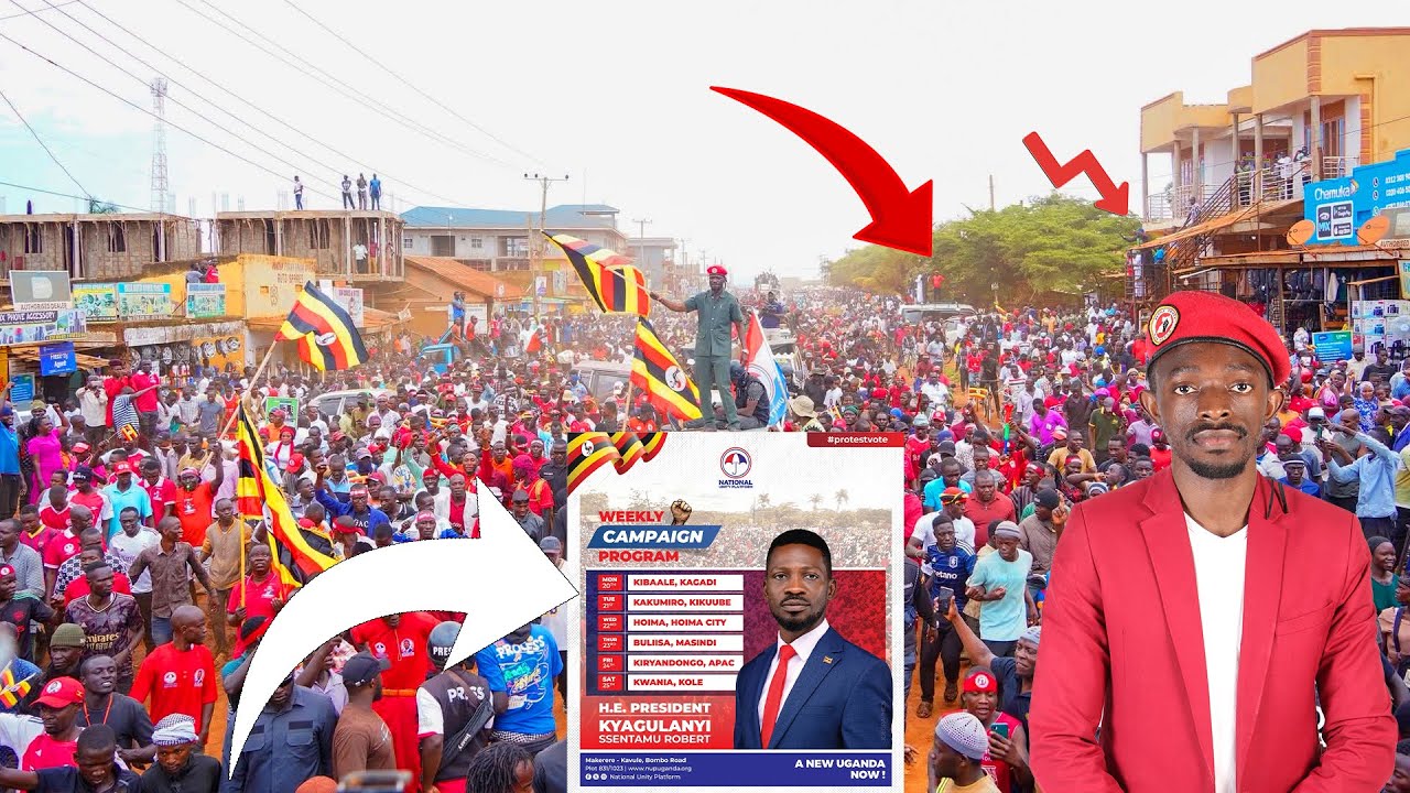 H.E. Bobi Wine выходит на рынок Кибаале и Кагади на фоне растущего напряжения | JBMuwonge: кратки...