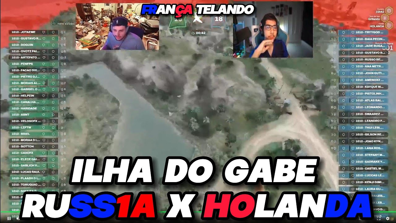 ILHA DO GABE - RUSS1A X HOLANDA