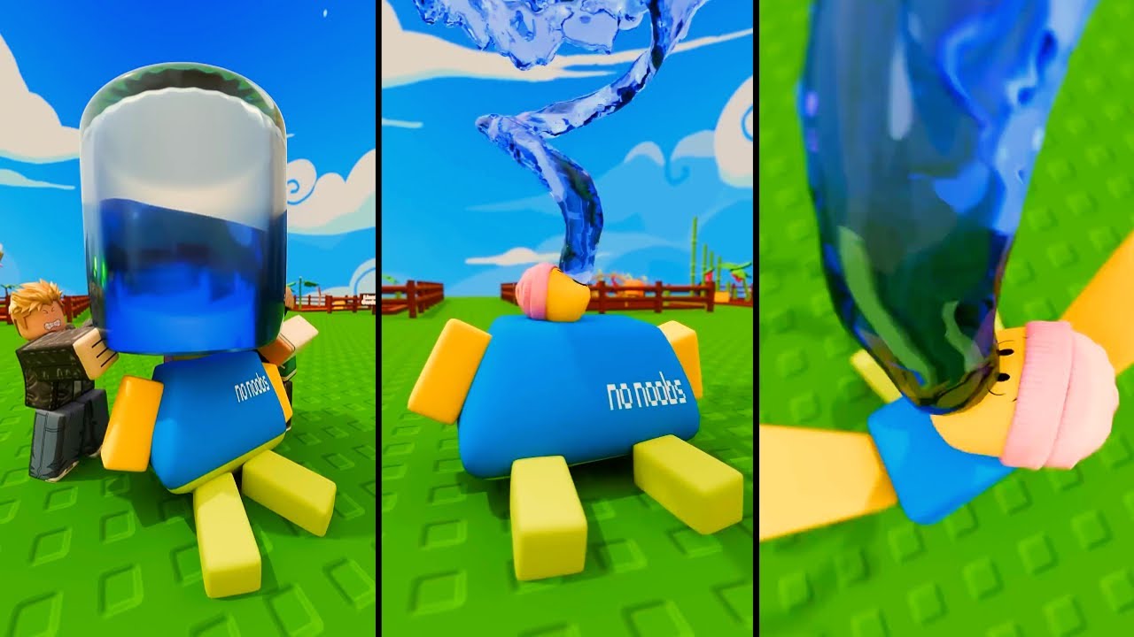 Roblox Noob Grows 10x Faster in Grow a Garden😳 - ROBLOX MIX