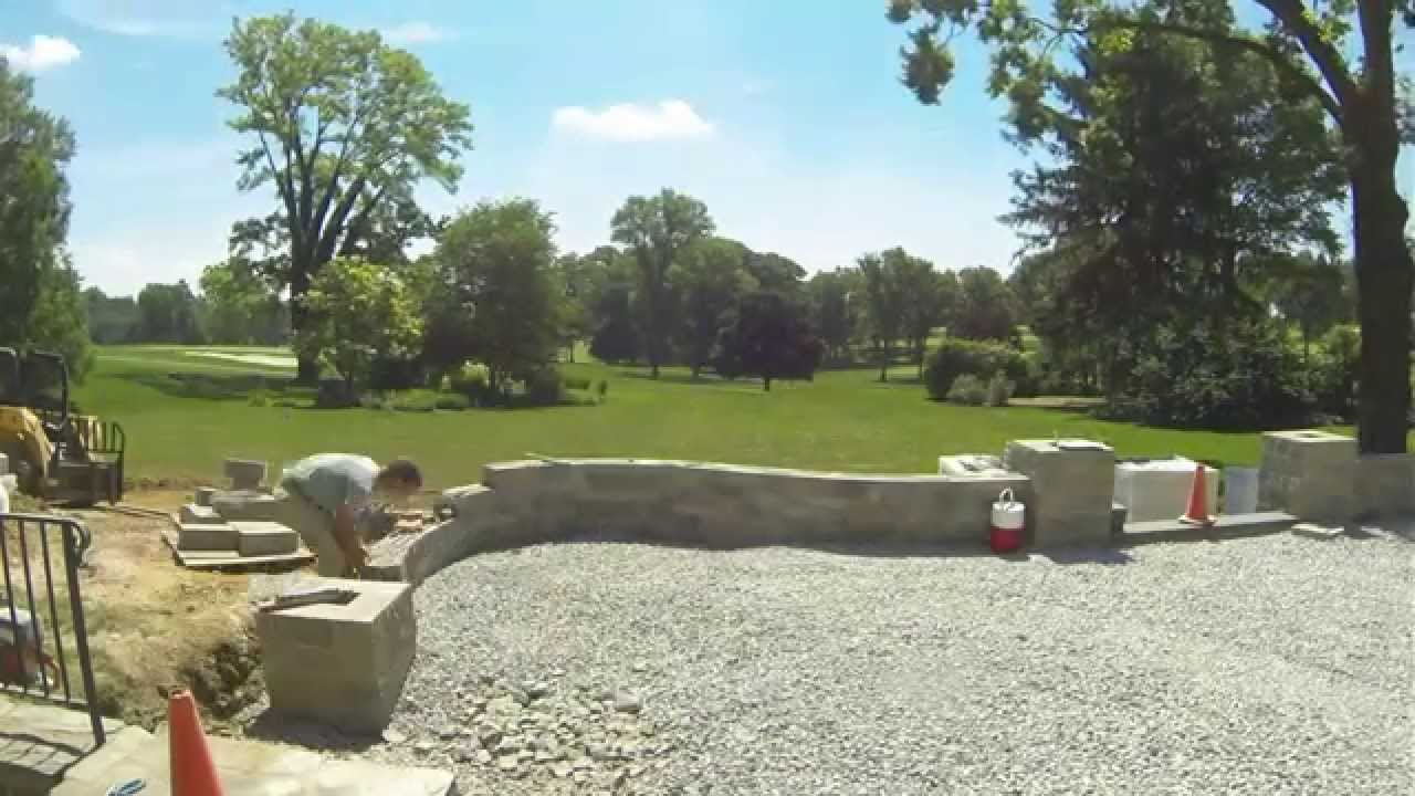 Lancaster Raised Paver Patio