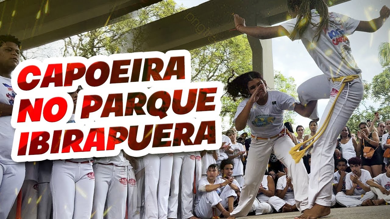 PRIMEIRA RODA DO ANO NO PARQUE DO IBIRAPUERA - ABADÁ CAPOEIRA - 2025 - ALUNOS - SÃO BENTO DA ABADÁ