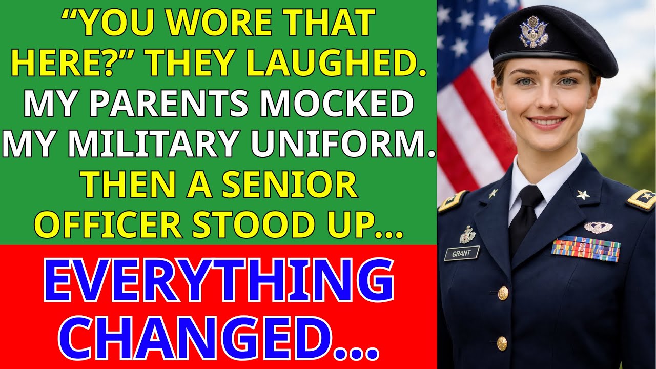 Parents Publicly Mocked Me in Military Uniform at My Sister’s Wedding—Then a Senior Officer Stood Up