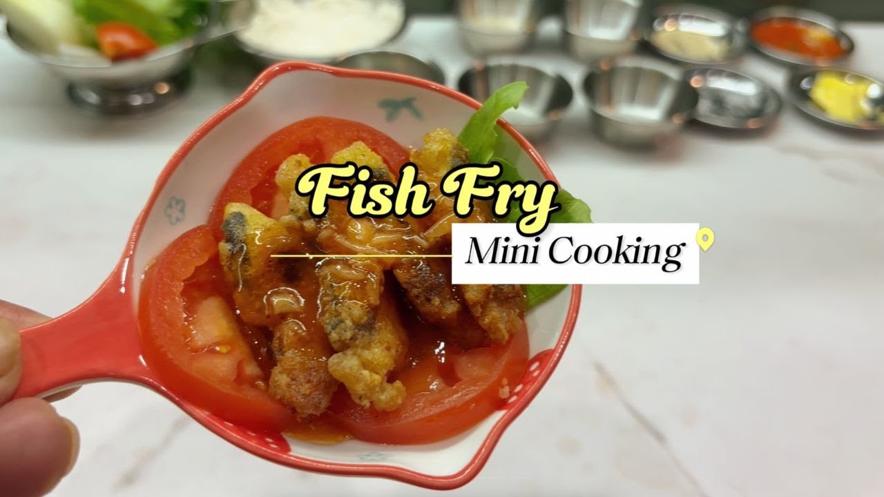 Mini Cooking | Super Delicious Mini Crispy Fried Fish, Super Easy To Make | ASMR Cooking Mini Food