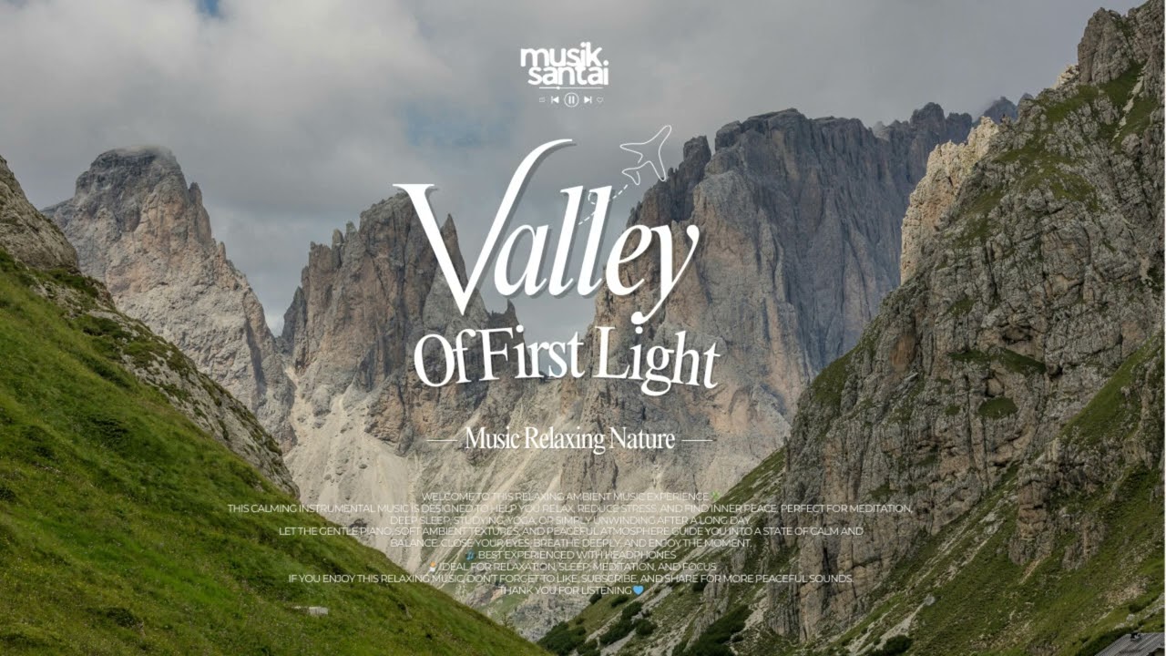 Whispers of the Mountain Valley | Relaxing Instrumental with Natural Forest Sounds