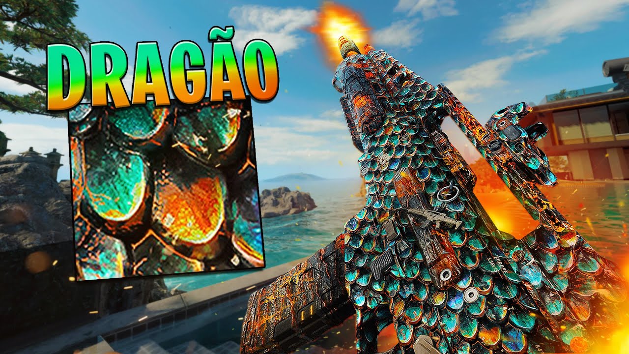 Peguei a Camuflagem de DRAGÃO no Black Ops 7 🐉