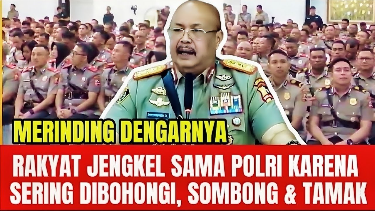 ARAHAN KALEMDIKLAT POLRI BIKIN PARA CALON JENDRAL POLISI MERINDING, UNGKAP KEJENGKELAN RAKYAT 