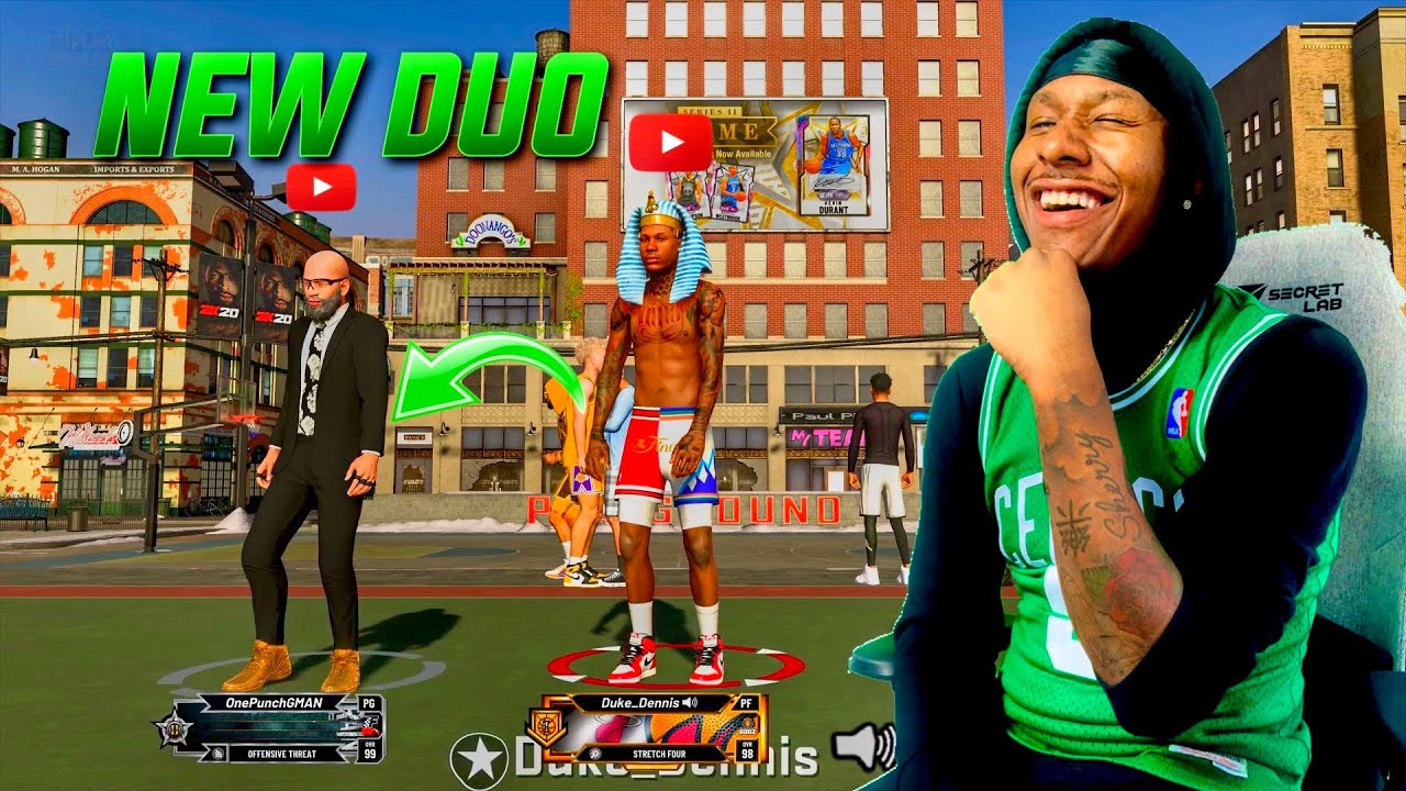 Gman and Duke Dennis MYPARK takeover on NBA 2K20! Is this the NEW UNDEFEATED DUO? BEST BUILD 2K20!