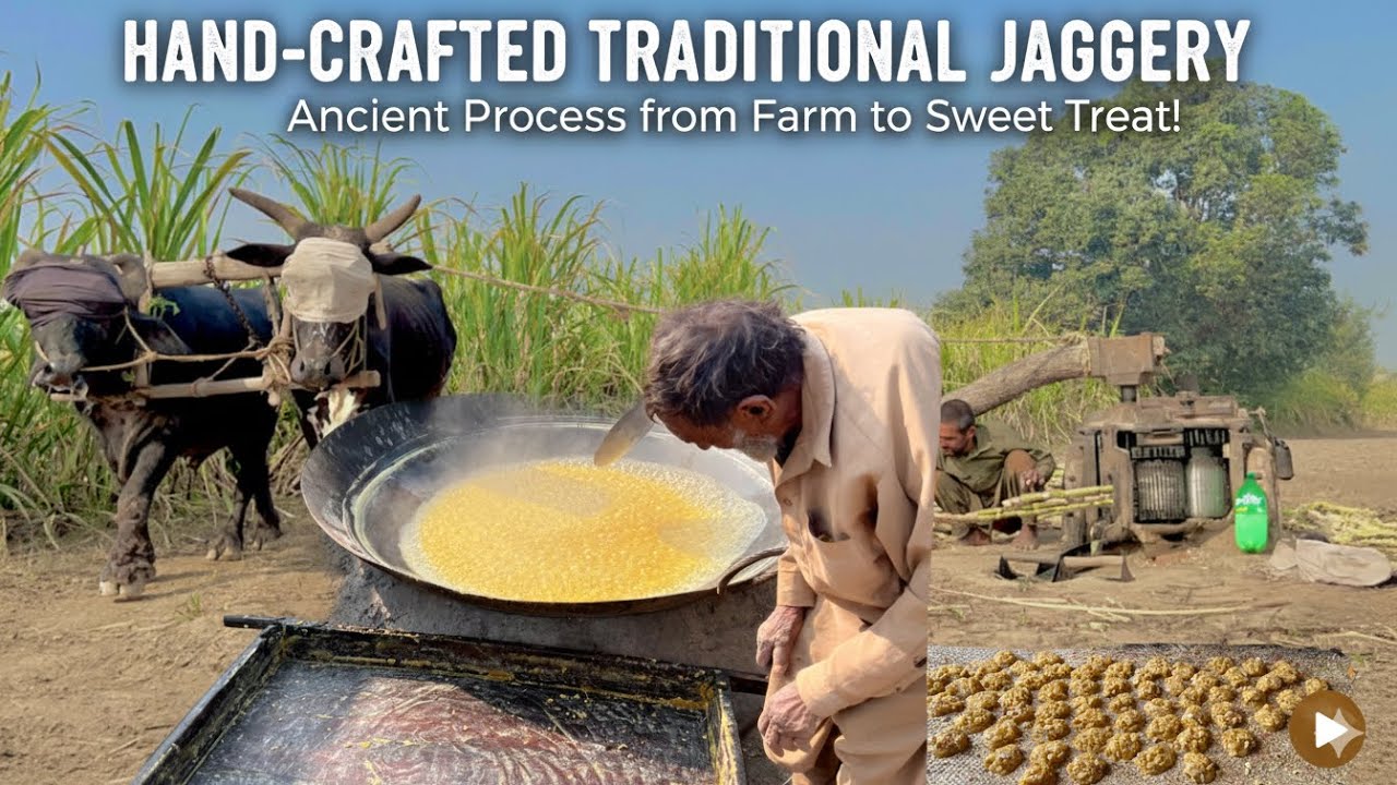 Village Lifestyle Old Sugarcane Machine Operating With Desi Bulls || Village Lifestyle In Punjab 