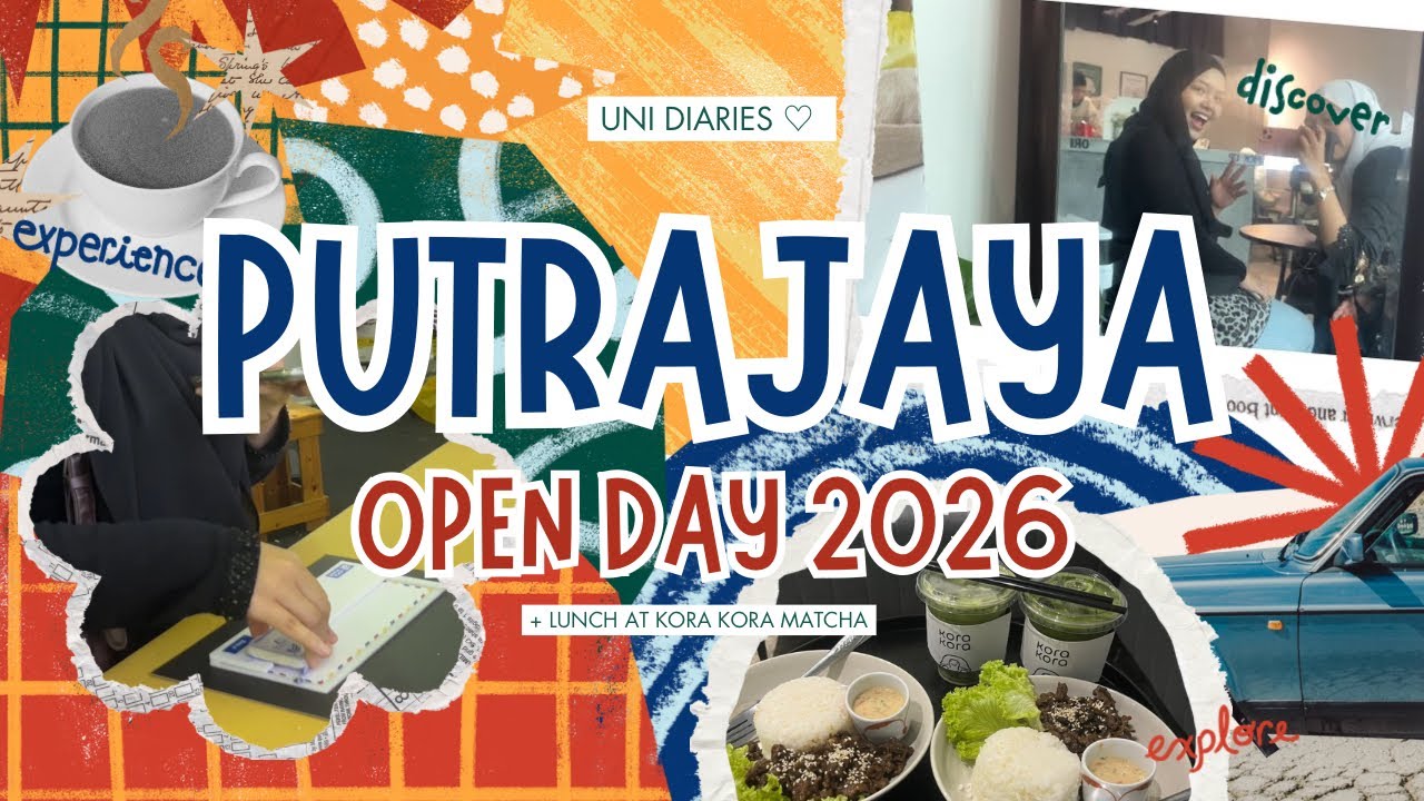 Uni Diaries ⋆౨ৎ˚⟡˖ ࣪  || Short escape from study week to Putrajaya Open Day 2026!!