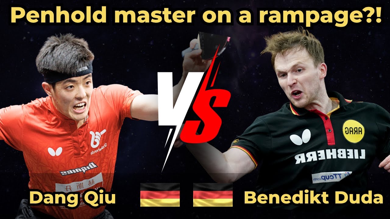 Penhold master on a rampage?!｜Dang Qiu vs Benedikt Duda｜WTT CHAMPIONS MONTPELLIER 2025