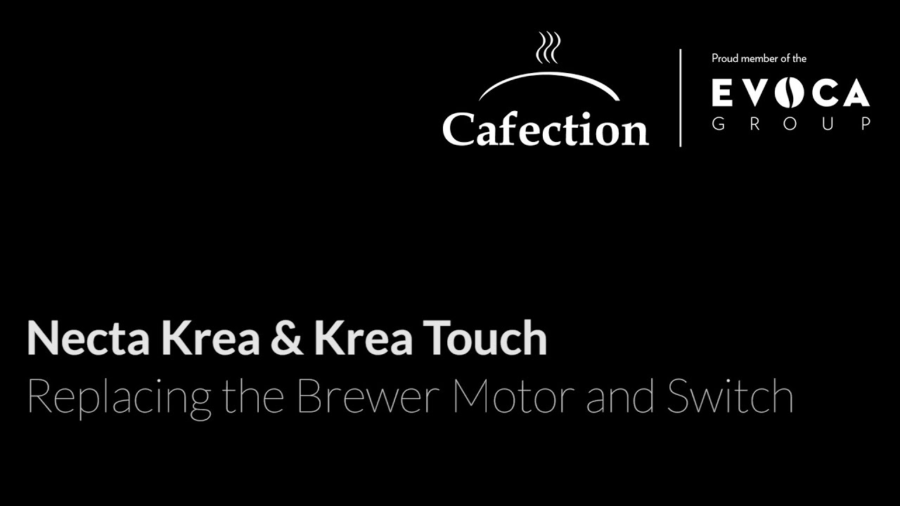 Necta Krea & Krea Touch | Replacing Brewer Motor and Switch