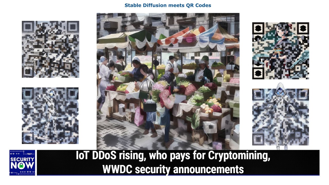 Scanning the Internet - IoT DDoS rising, who pays for Cryptomining, WWDC security announcements