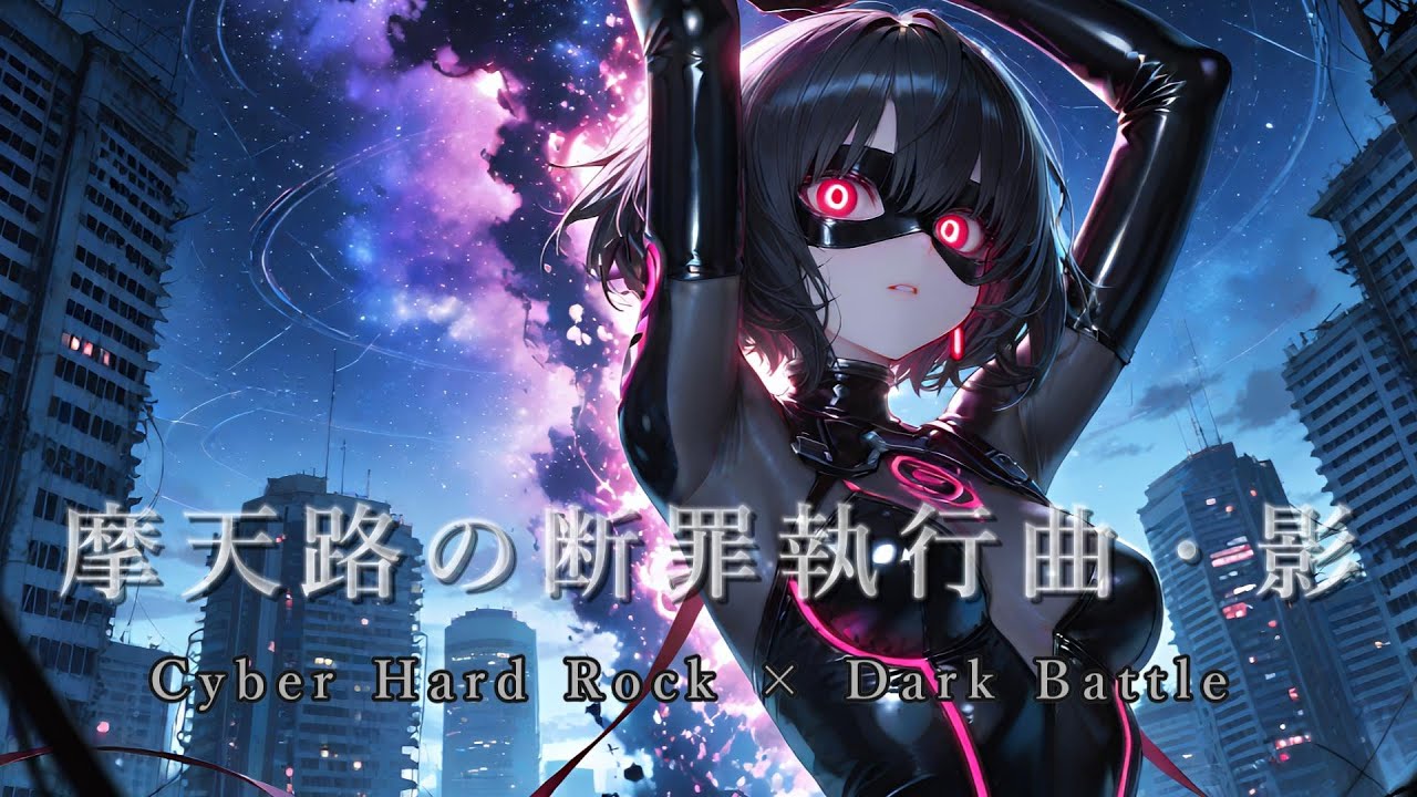【Playlist】摩天路の断罪執行曲・影｜ Cyber Hard Rock × Dark Battle × High-Speed Battle  × 疾走感 × 緊張感【作業用BGM】