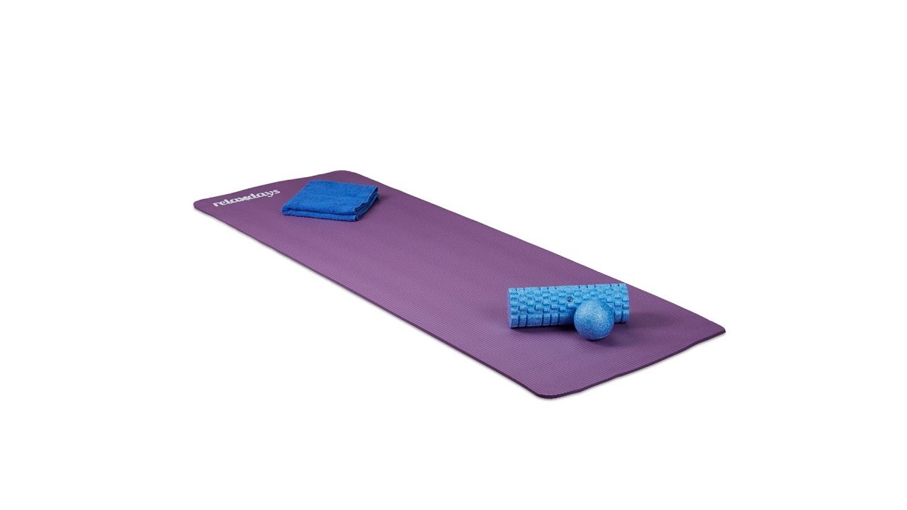 Yogamatte 1 cm dick lila