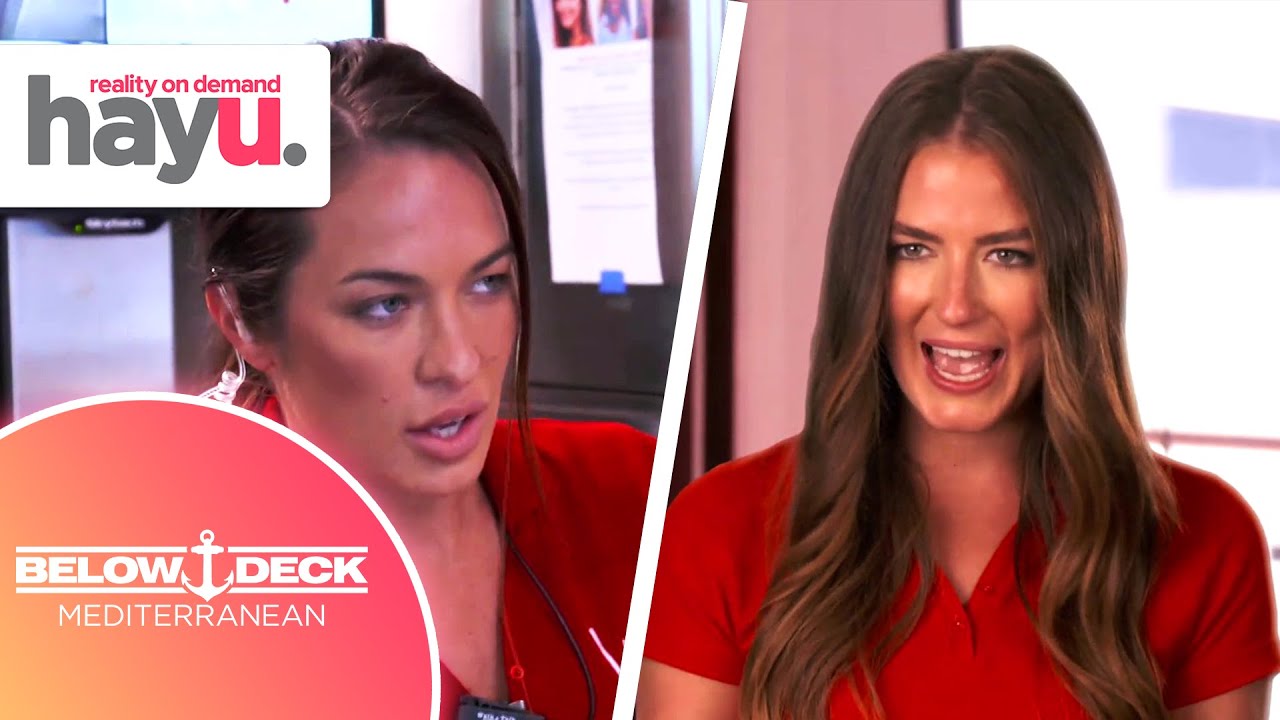 Jess Confronts Aesha Over Touching Rob's Butt | Season 5 | Below Deck Mediterranean
