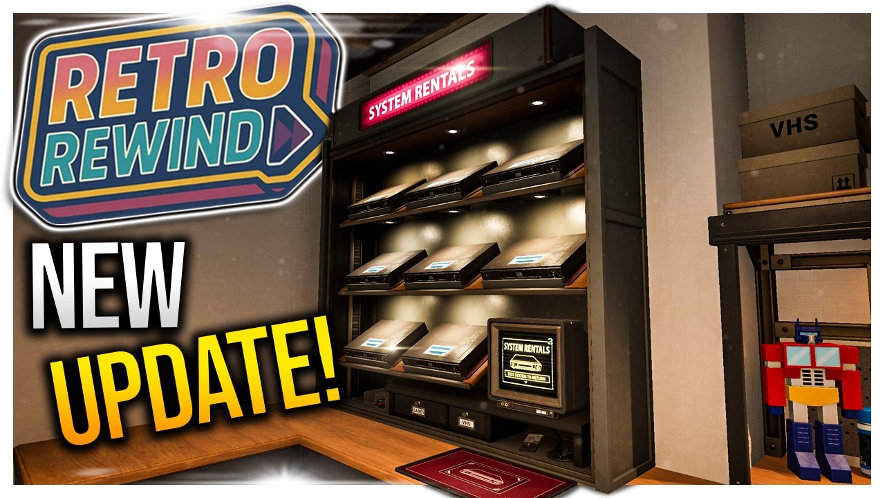 НОВОЕ ОБНОВЛЕНИЕ! Прокат VHS-консолей и тематические ИГРУШКИ! | Retro Rewind