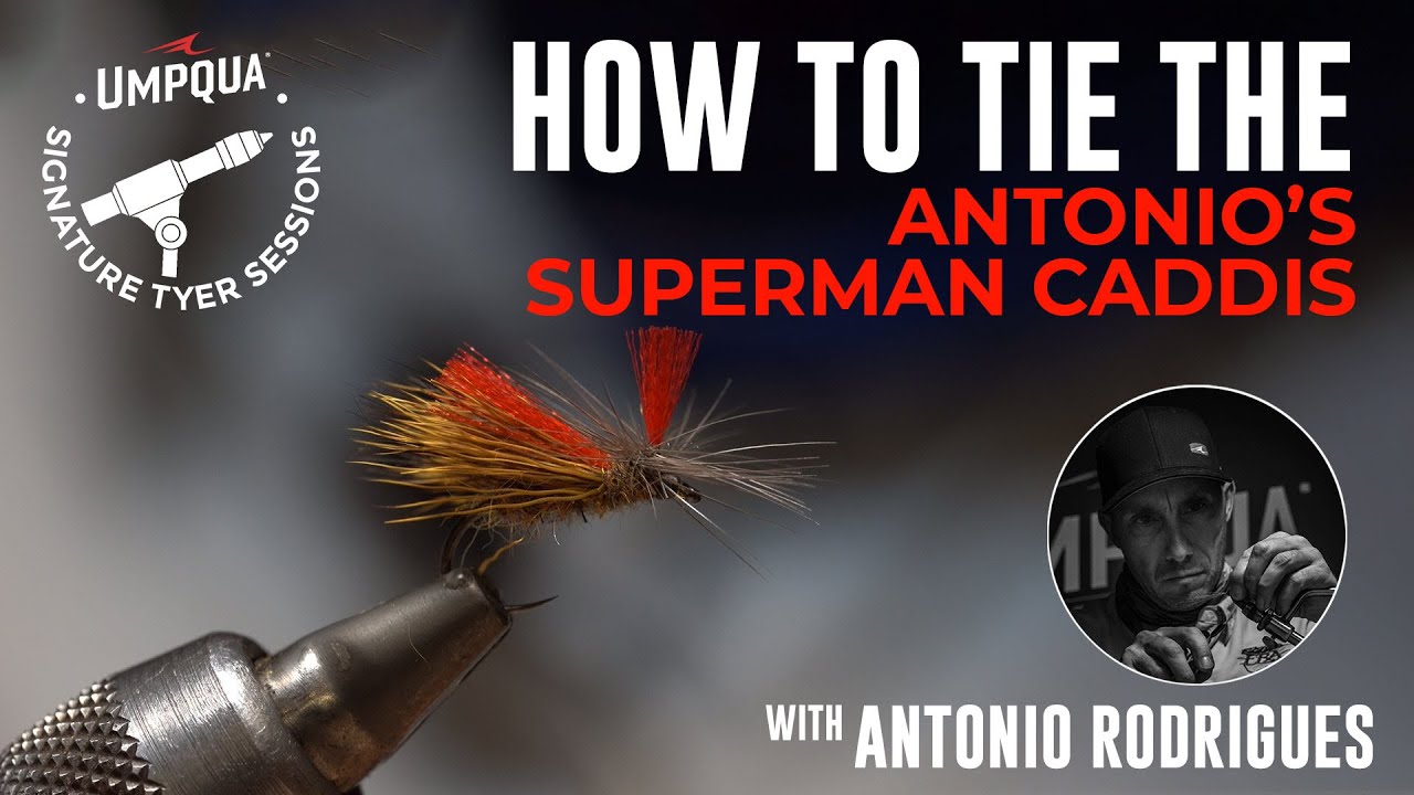 How to tie the Antonio's Superman Caddis with Umpqua Signature tyer Antonio Rodrigues