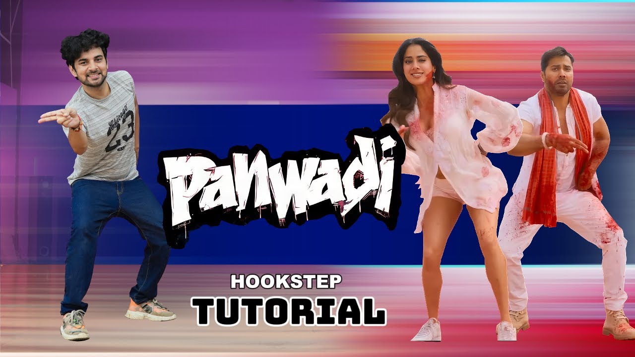 Panwadi Hook Step Dance Tutorial | Janvi Kapoor, Varun Dhawan | Ajay Poptron Tutorial