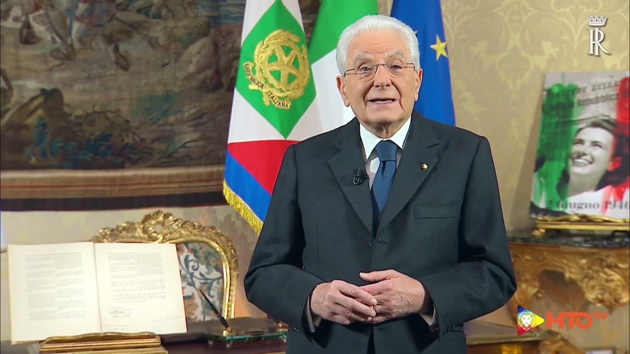 Quirinale - Discorso di fine anno del Presidente della Repubblica Sergio Mattarella - www.HTO.tv