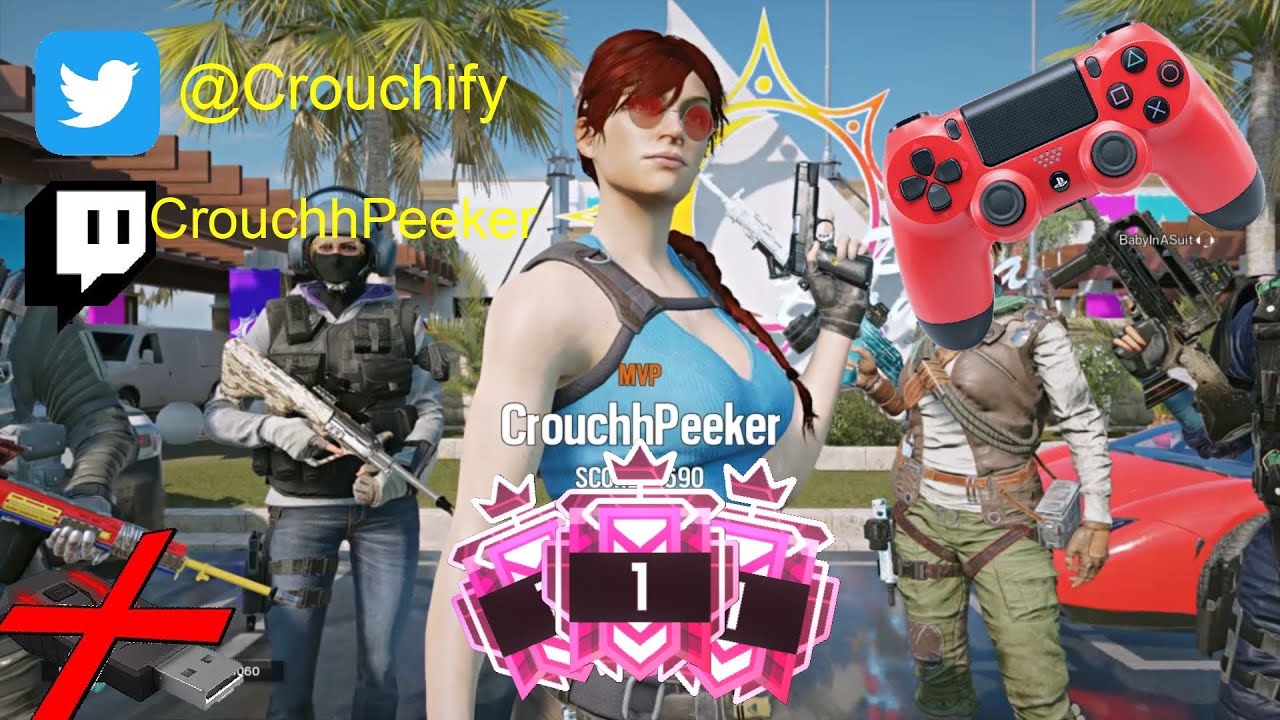 BEST CONSOLE PLAYER #1 IN WORLD BEST CHAMPION + BEST SETTINGS- Rainbow Six Siege