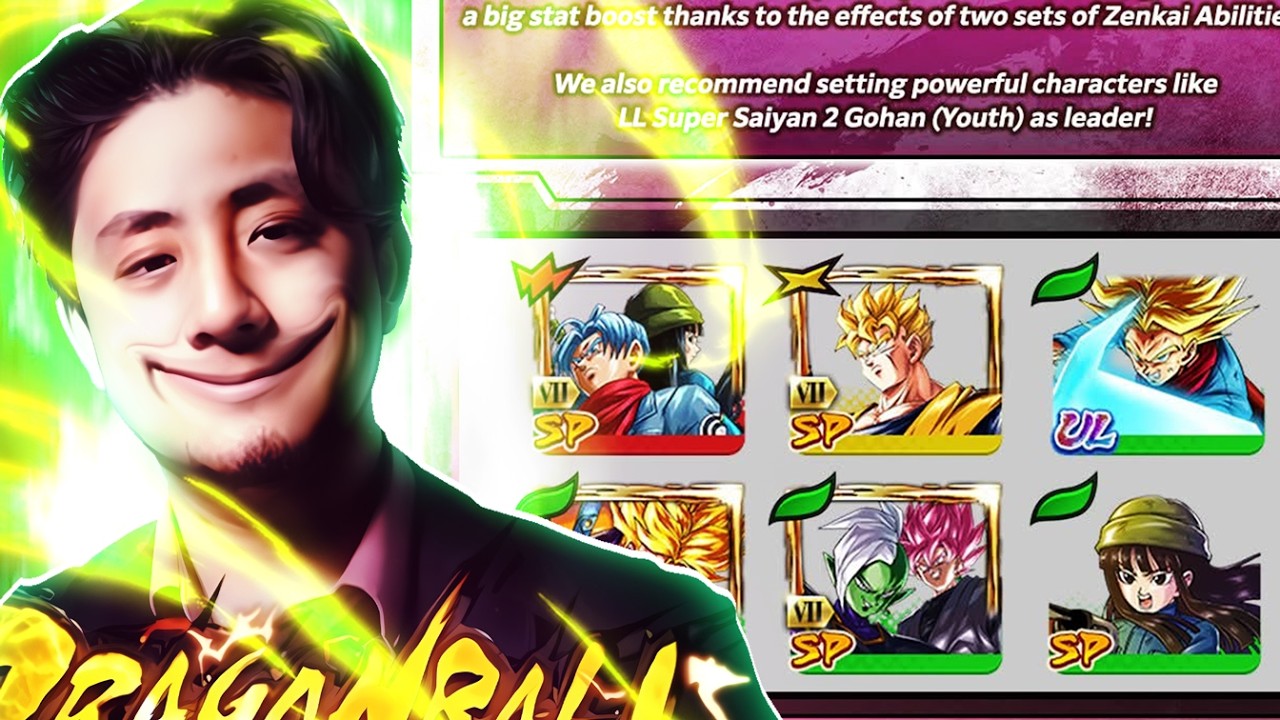 Toshi Built This Team and It's Actually Insane!!! (Dragon Ball Legends)