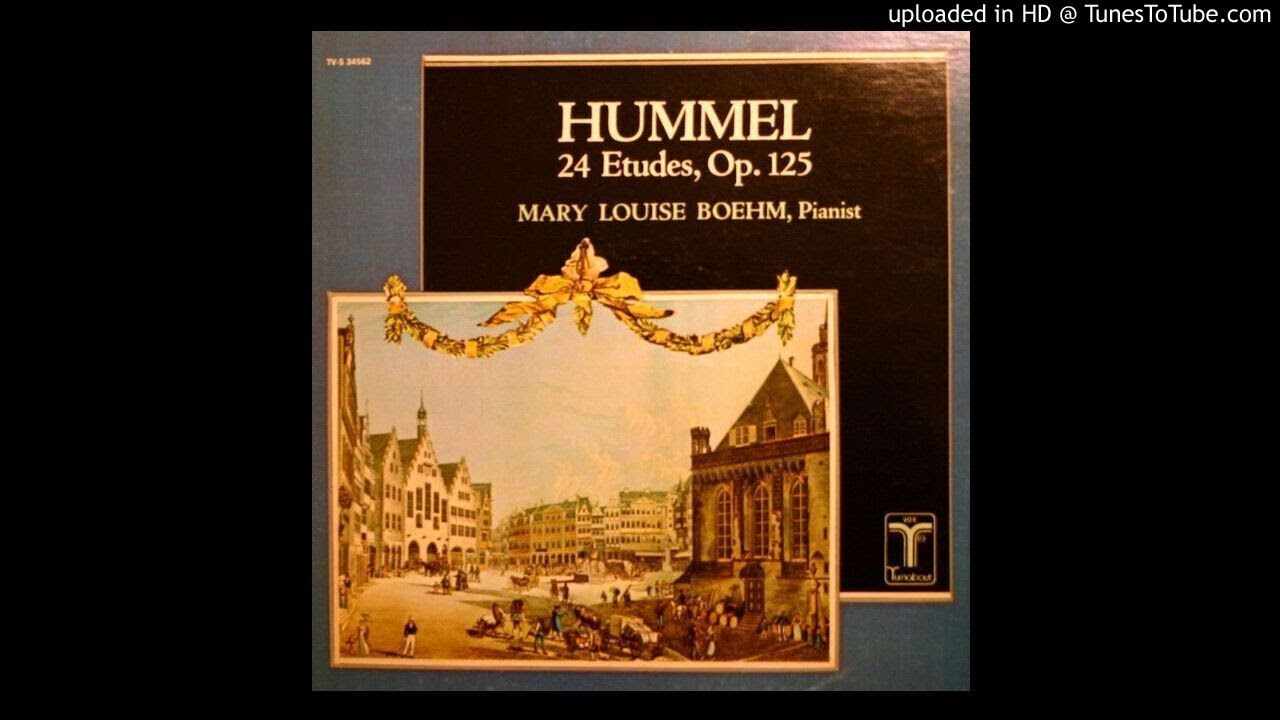 Johann Nepomuk Hummel - 24 etudes op 125 2e gedeelte