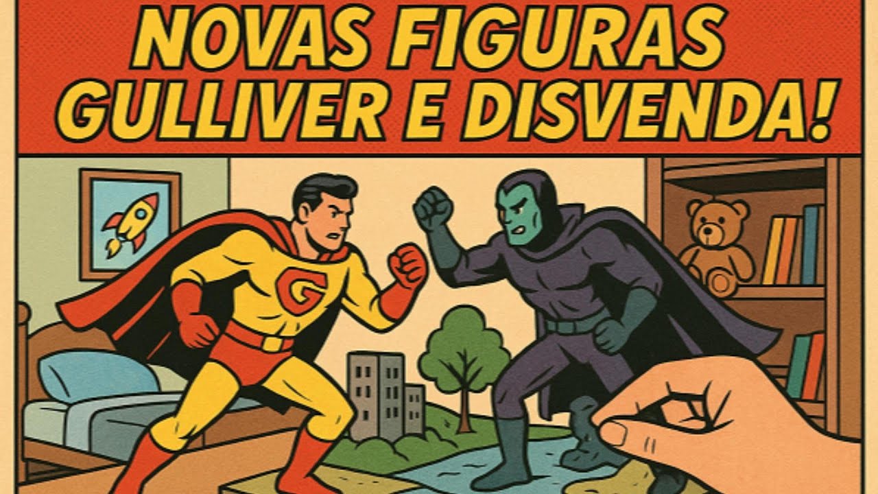Tour coleção + novas FIGURAS GULLIVER e DISVENDA!!